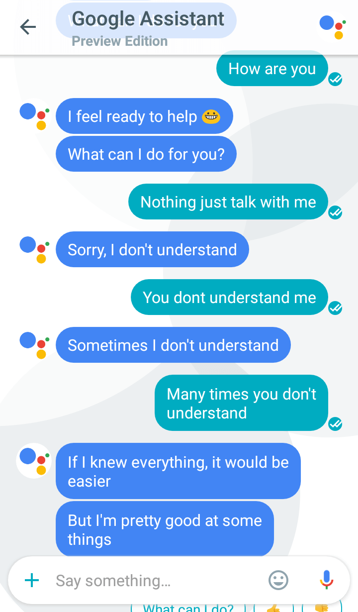 How Are You Doing Google