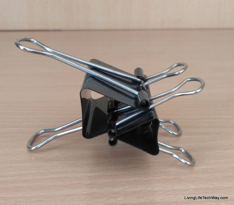 Make phone shop holder binder clips